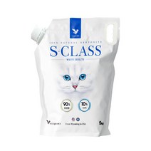 S-CLASS 고양이 천연 100% 화이트 제올라이트 모래 11.5kg