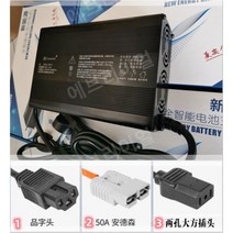 리튬 인산철충전기 캠핑 차박 파워뱅크 납산 48V 60V 72V, C.72V12A  납산 80AH