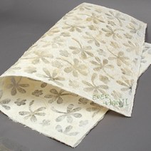 한지벽지 여행 포인트벽지 전통벽지, 아이보리