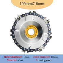 원형톱 충전 원형 소형 미니 전기톱 톱날 100mm115mm125mm 연삭기 목공 기계, 협력사, c 100mm x 16mm
