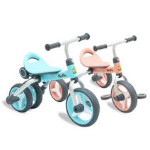 피오피오 유아용 자전거 밸런스바이크 세발자전거 2in1 어린이 자전거, 스카이블루