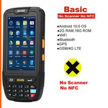 바코드스캐너 CW800 휴대용 PDA 바코드 스캐너 안드로이드 7.0 모바일 데이터 터미널 재고 창고 관리 POS, 14 NO Scanner No NFC_02 CN