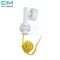 유량계 조절 DC 220V 액체 수위 센서 전자 물 도구 용 유량 측정기용 직각 플로트 스위치, 한개옵션0