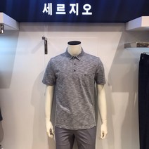 (주)에스에스패션 세르지오 남성 여름 면혼방 반팔 카라티셔츠