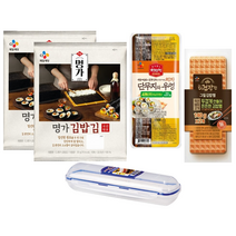 (에이브쇼핑) 나들이 김밥 세트 (명가김밥김 10매 x 2 + 단무지우엉세트 +그릴김밥햄 140g x 2) + 김밥케이스 증정, 1세트