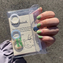 투명 카드 지갑 동전 지갑 케이스 pvc 인쇄