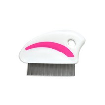 크림펫 강아지 미용용품 애견빗 발톱깍기 브러쉬, 선택03 눈꼽빗색상 핑크, 1개