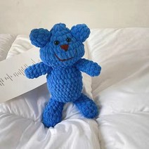 코바늘인형 뜨기 코바늘뜨기 뜨개질배우기 아이디어 곰돌이 할거없을때 애착 만들기 아이스바 털실 곰돌이, 즐겨찾기, 아이스캔디 곰돌이 재료 패키지 동영상 튜토리얼