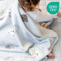 아이자리 유아용 극세사 담요 250g, 미니베베