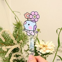 바보사랑 BT21 포토프롭 (해피플라워) 망(MANG).BT21, 망(MANG), 망(MANG)