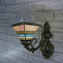 스테인드글라스 스테인글라스 스테인글라스조명 스테인드글라스조명 전등갓 샹들리에 스테인 카페조명 아크릴무드등 스물넷 교회등 벽등 침대 헤드라이트 심플 더블 헤드 /거울, 광원 없음 A형 1두분홍