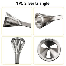 실버 삼각형 디버링 외부 챔퍼 도구 1 개 스테인레스 스틸 금속 드릴링 버 제거, 01 1PC Silver triangle
