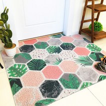 SKANDSALO 잘라쓰는 현관 코일매트 발코니 욕실 베란다, F_120 × 240 cm (절단 가능)