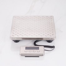 계근대 3030cm led 스테인레스 스틸 충전식 플랫폼 저울 바닥 무게 200kg 우편 저울 전자 저울, 없음