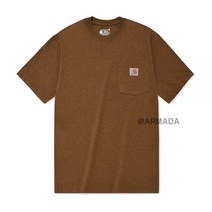 CARHARTT 칼하트 WIP K87 워크웨어 포켓 반팔티셔츠_오일드월넛헤더 - 기타
