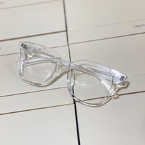 오버사이즈 빅사이즈 큰 얼굴 사람 투명 뿔테 160mm 넓은 안경테 남여공용