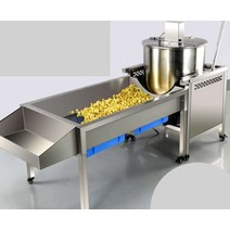 뻥튀기기계 가스 대형 튀밥 간식 만들기 팝콘 공장, 중형 자동 팝콘 기계 속도 조절 기능 포함