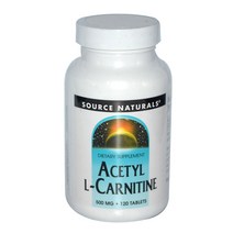 소스내츄럴스 아세틸 L-카르니틴 500mg 타블렛, 120개입, 1개