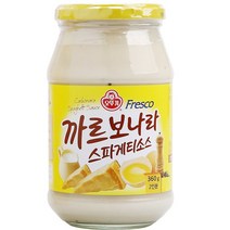 오뚜기 까르보나라 스파게티 소스 360G, 옵션1 - 기본포장 (박스or비닐포장) (+0원)