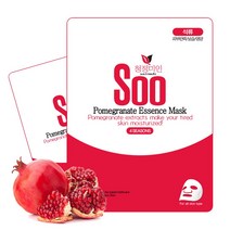 청정미인 수 에센스 석류 마스크팩, 1개입, 100매