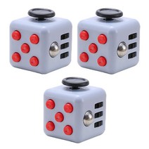 리빙준 미니 피젯 큐브, 레드그레이 3개