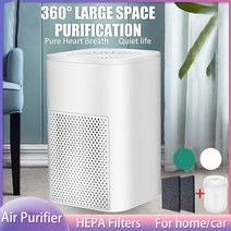 휴대용 공기청정기 샤오미 유핀 UV 공기 정화기 활성 클리너 오존 이온화 장치 소독기, Hepafilter