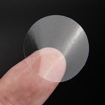 투명 실링 스티커 50mm 1장18개 원형스티커 실링스티커 씰링스티커 투명스티커 봉제스티커 무지스티커 봉인스티커, ◎상품_상품선택◎