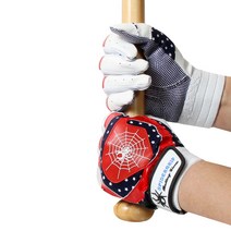 손에 확 달라붙는 그립감 내구성 우수 동호인 추천 - 스파이더 그립 합피 장갑 양피 장갑 10칼라, 성조기배색(합피)