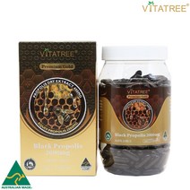비타트리 호주 프리미엄 블랙 프로폴리스 2000mg 365캡슐 함량높은 플라보노이드 효능, 1개