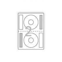 CD DVD용라벨 PS-3642P 10매 한국폼텍, 없음