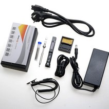 미니전기인두 TS101 65W 미니 디지털 전기 납땜 인두 LCD 프로그래밍 가능 디스플레이 DC 19V 3.42A 전원, 07 I Tip_03 AU, 07 I Tip_03 AU