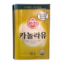 오뚜기 카놀라유 18L 대용량 식자재 채종유, 1개