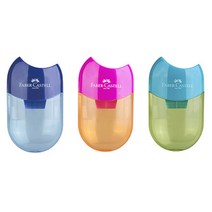 파버카스텔 연필깎이 애플 183568 2공 낱개 고급색연필 미술용품 그림그리기