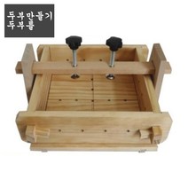 집에서 두부만들기 원목틀 두부틀 누름판 두부압축기, A