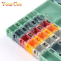 툴 박스 공구 함 선반 ic 전자 부품 보관 상자 4 size smd smt box, 하얀, 1