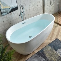 이동식 욕조 독립형 욕실 호텔 간이 수입 아크릴 교체, 1.6m, B.욕조 + 실버 수전