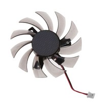 그래픽카드 팬 수리 부품 75mm pld08010s12h 2pin 쿨러 그래픽 카드 냉각 gtx 560 460 ti r7 260x r270x msi 560 ti