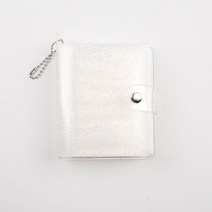 폴라로이드 로모카메라 즉석 레트로 캠코더 36 포켓 앨범 미니 3 인치 투명 Kpop 아이돌 카드 보관 가방 반짝이 Photocard 홀더 수집 도서, [03] WHITE