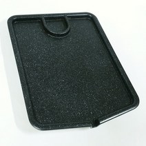 풍년주방 사중 사각구이판 (나뭇결모양) (고기불판 삼겹살불판 갈비불판 가스용불판 코팅불판 주물판) (부르스타 일구렌지 사용가능), 1개, 사각구이판(대)+삼발이