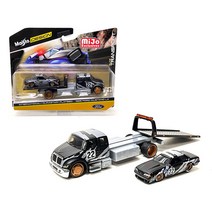 마이스트 164 플랫베드 듀러스터 & 1988 포드 머스탱 토요 타이어 적재차 Maisto Elite Transport International Durastar Flatbed with Mustang MiJo []