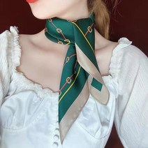 [스카프링]디아픽 여성 여자 스카프 봄 가을 쁘띠 사각스카프