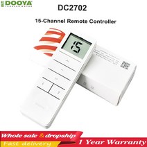 오토커튼컨트롤시스템부품 스마트 홈 전기 커튼 모터 리모컨 Dooya DC2702 RF433 모터 15 채널 리모컨, [01]
