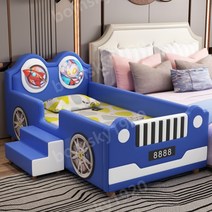 미끄럼틀침대 자동차 범퍼 남자아이 어린이 침대, 없이, B.1000mm x1900mm