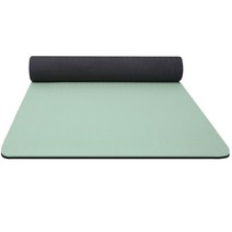 Chirping 초심자용 요가매트 8mm, 그린 + 다크 그레이