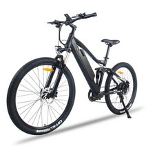 전기자전거 접이식 전동 스쿠터 휴대용 출퇴근 자출사 모터 벨로 산악, 검은색