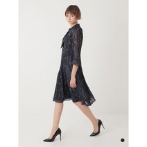 올리비아로렌 가을 타이넥 프린트 원피스 VOBOA3F7211