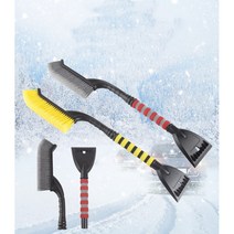 지티알 차량용 핸들 제설기 성애제거 차성에 겨울 눈치우기 서리 제거기눈 빗자루 스크래퍼, 레드