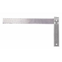 갑구 알루미늄직각자 10in 전장250mm 눈금 금긋기용 - 2022975EA