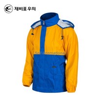 제비표 Si-900 장시간 외부 업무용 우의 상하의세트, 옐로우/블루