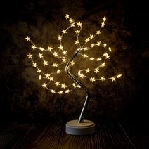 감성 나무 LED 무드 조명 등 USB 건전지 별 LED나무 나무조형물 나무등 나무LED 실내인테리어나무 LED나무조명 나무조